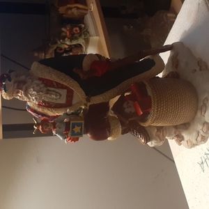 Vintage 1992 " Belsnickel" from the International Santa Figurine collection.